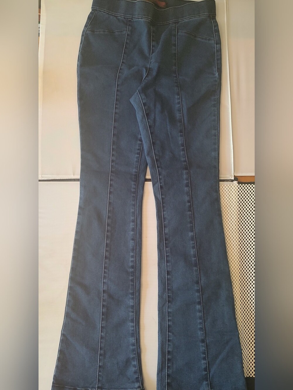 No Boundaries Juniors Size S (3-5) Seamed Pull On Flare Jeggings Stretch Jeans
